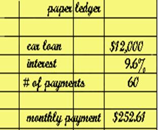 paper ledger